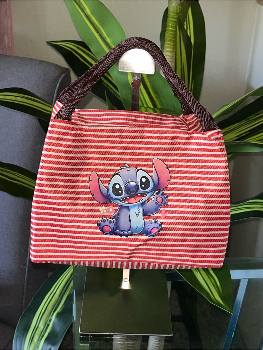 STITCH insulated lunch bag or cute little mini bag !